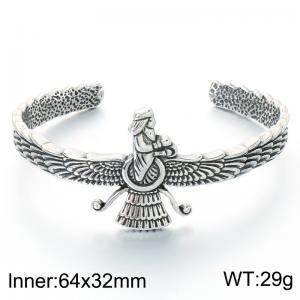 Stainless Steel Bangle - KB214316-LU
