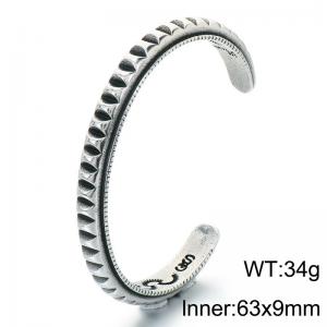 Stainless Steel Bangle - KB214318-LU