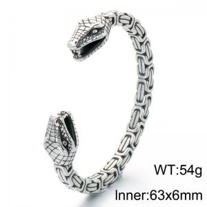 Stainless Steel Bangle - KB214332-LU