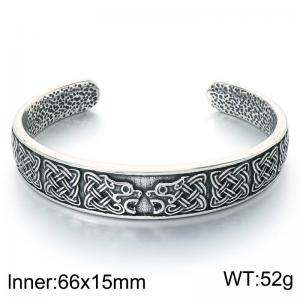 Stainless Steel Bangle - KB214336-LU