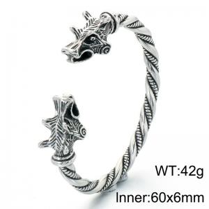 Stainless Steel Bangle - KB214338-LU