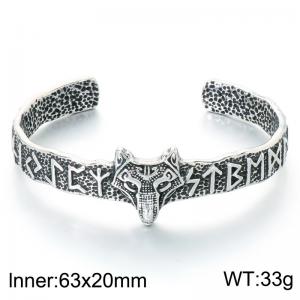 Stainless Steel Bangle - KB214340-LU