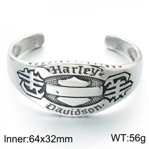 Stainless Steel Bangle - KB214360-LU