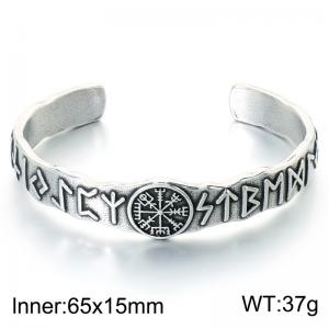 Stainless Steel Bangle - KB214375-LU