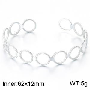Stainless Steel Bangle - KB214389-LU