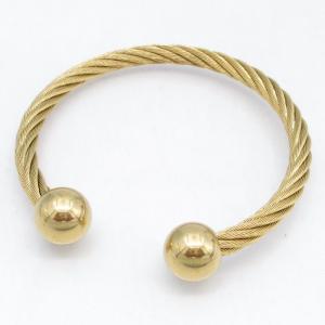 Stainless Steel Wire Bangle - KB214553-XY