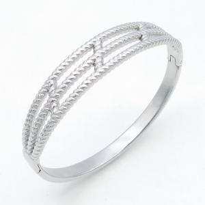 Stainless Steel Bangle - KB215018-JG