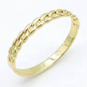 Stainless Steel Gold-plating Bangle - KB215043-JG
