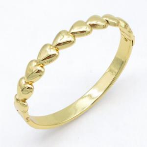 Stainless Steel Gold-plating Bangle - KB215044-JG