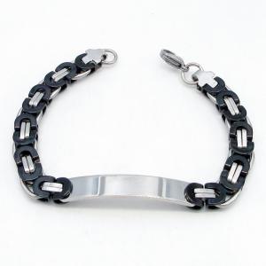 Stainless Steel Black-plating Bracelet - KB215053-JG