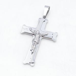 Stainless Steel Cross Pendant - KB215060-JG