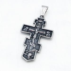 Stainless Steel Cross Pendant - KB215061-JG