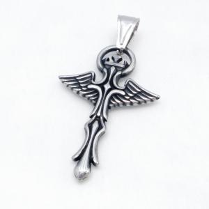 Stainless Steel Cross Pendant - KB215064-JG