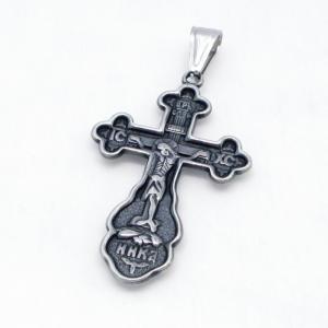 Stainless Steel Cross Pendant - KB215065-JG