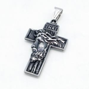 Stainless Steel Cross Pendant - KB215070-JG