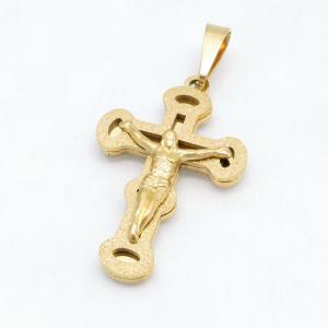 Stainless Steel Cross Pendant - KB215081-JG