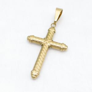 Stainless Steel Cross Pendant - KB215084-JG