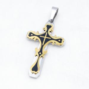 Stainless Steel Cross Pendant - KB215097-JG