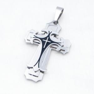 Stainless Steel Cross Pendant - KB215100-JG