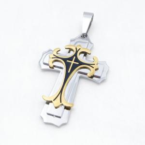 Stainless Steel Cross Pendant - KB215102-JG