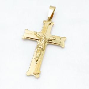 Stainless Steel Cross Pendant - KB215108-JG