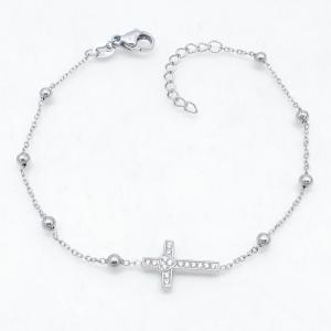 Stainless Steel Stone Bracelet - KB215121-KD