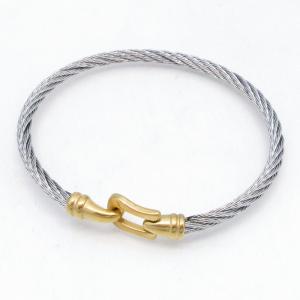 Stainless Steel Wire Bangle - KB215148-XY
