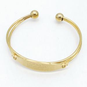 Stainless Steel Gold-plating Bangle - KB215151-ZY