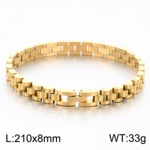 Men's Jewelry Stainless Steel Watch Band Bracelet - KB215176-KL