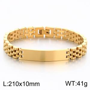 Men's Jewelry Stainless Steel Watch Band Bracelet - KB215185-KL