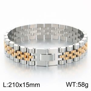 Men's Jewelry Stainless Steel Watch Band Bracelet - KB215191-KL