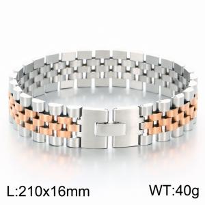 Men's Jewelry Stainless Steel Watch Band Bracelet - KB215200-KL