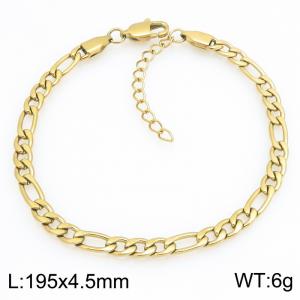 Fashionable jewelry stainless steel NK chain bracelet suitable for daily wear - KB215208-KGM
