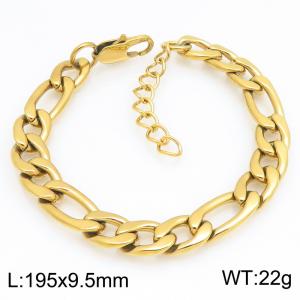 Fashionable jewelry stainless steel NK chain bracelet suitable for daily wear - KB215220-KGM
