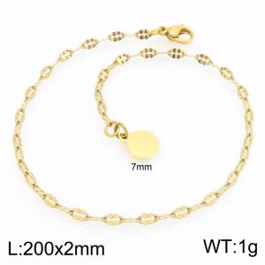 Stainless Steel Gold-plating Bracelet - KB215305-Z