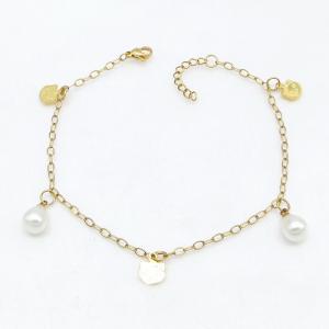 Stainless Steel Gold-plating Bracelet - KB215766-NJ