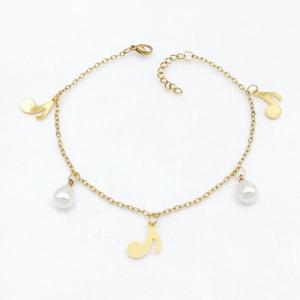 Stainless Steel Gold-plating Bracelet - KB215769-NJ