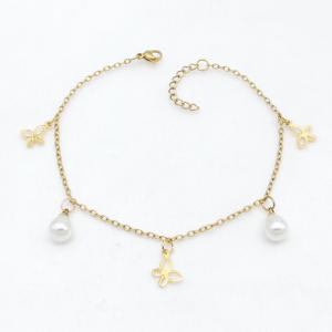 Stainless Steel Gold-plating Bracelet - KB215772-NJ
