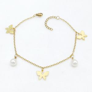 Stainless Steel Gold-plating Bracelet - KB215775-NJ
