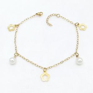 Stainless Steel Gold-plating Bracelet - KB215781-NJ