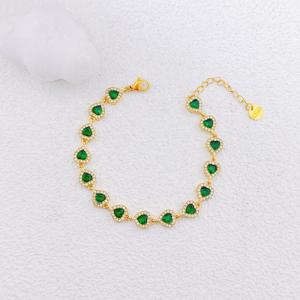 Stainless Steel Stone Bracelet - KB215925-SXSJ