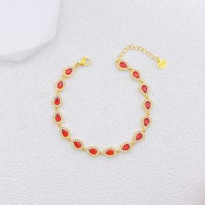 Stainless Steel Stone Bracelet - KB215927-SXSJ