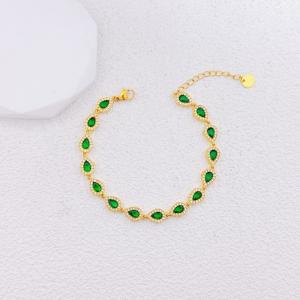 Stainless Steel Stone Bracelet - KB215928-SXSJ