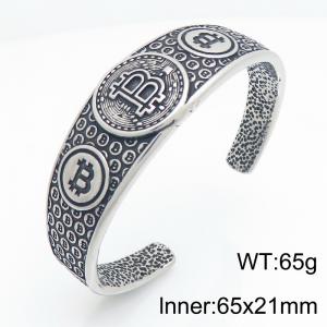 Stainless Steel Bangle - KB216101-LU