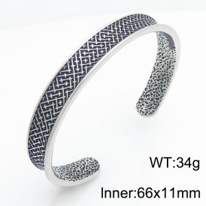 Stainless Steel Bangle - KB216110-LU