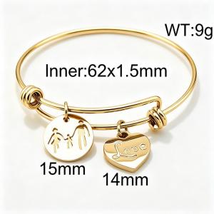Stainless Steel Bangle - KB216267-Z