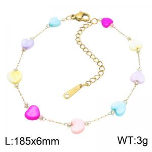Stainless Steel Gold-plating Bracelet - KB216687-SP