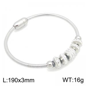 Stainless Steel Stone Bracelet - KB216702-TSC