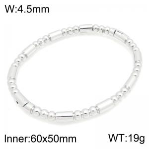 Stainless Steel Bangle - KB216733-TSC