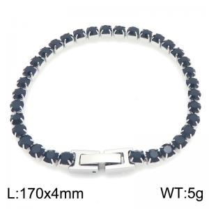 Stainless Steel Stone Bracelet - KB216790-TSC